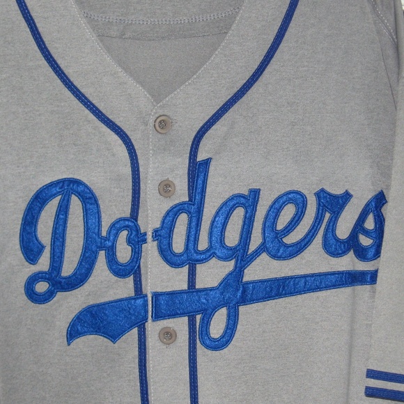 NEW LOS ANGELES DODGERS #32 SANDY KOUFAX COOL BASE XL GRAY REPLICA JERSEY - Picture 6 of 8